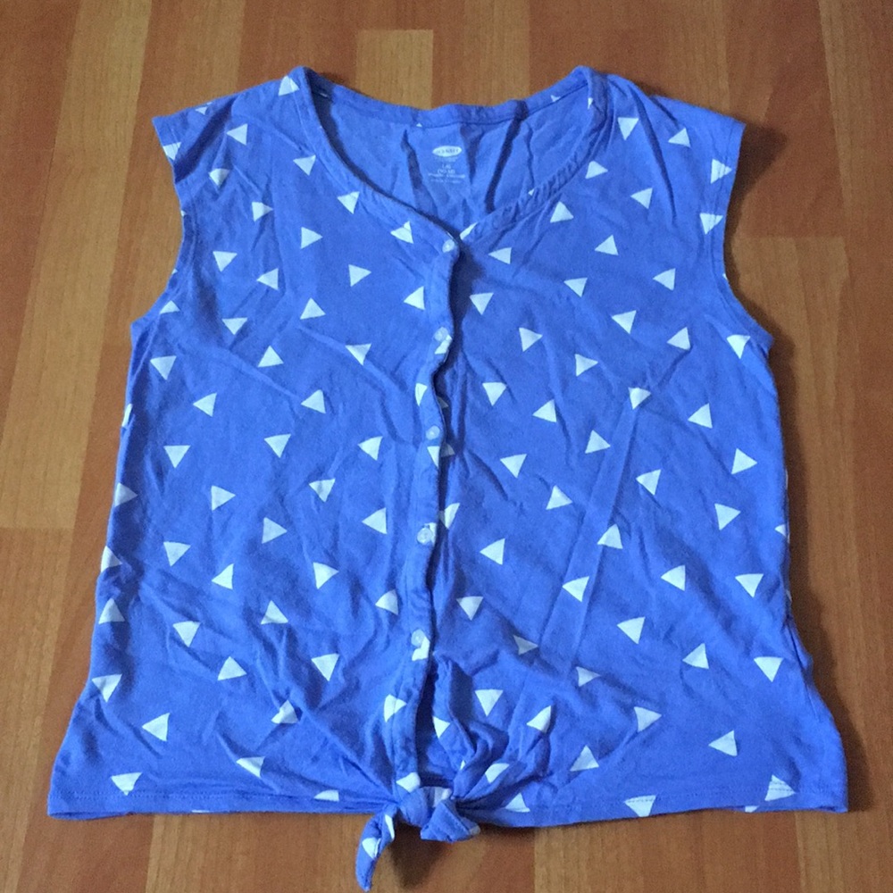 Girls Button-Up Tank